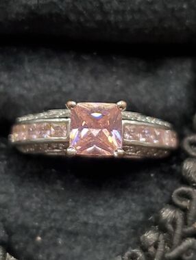 Morganite 18k Gold Plated Ring